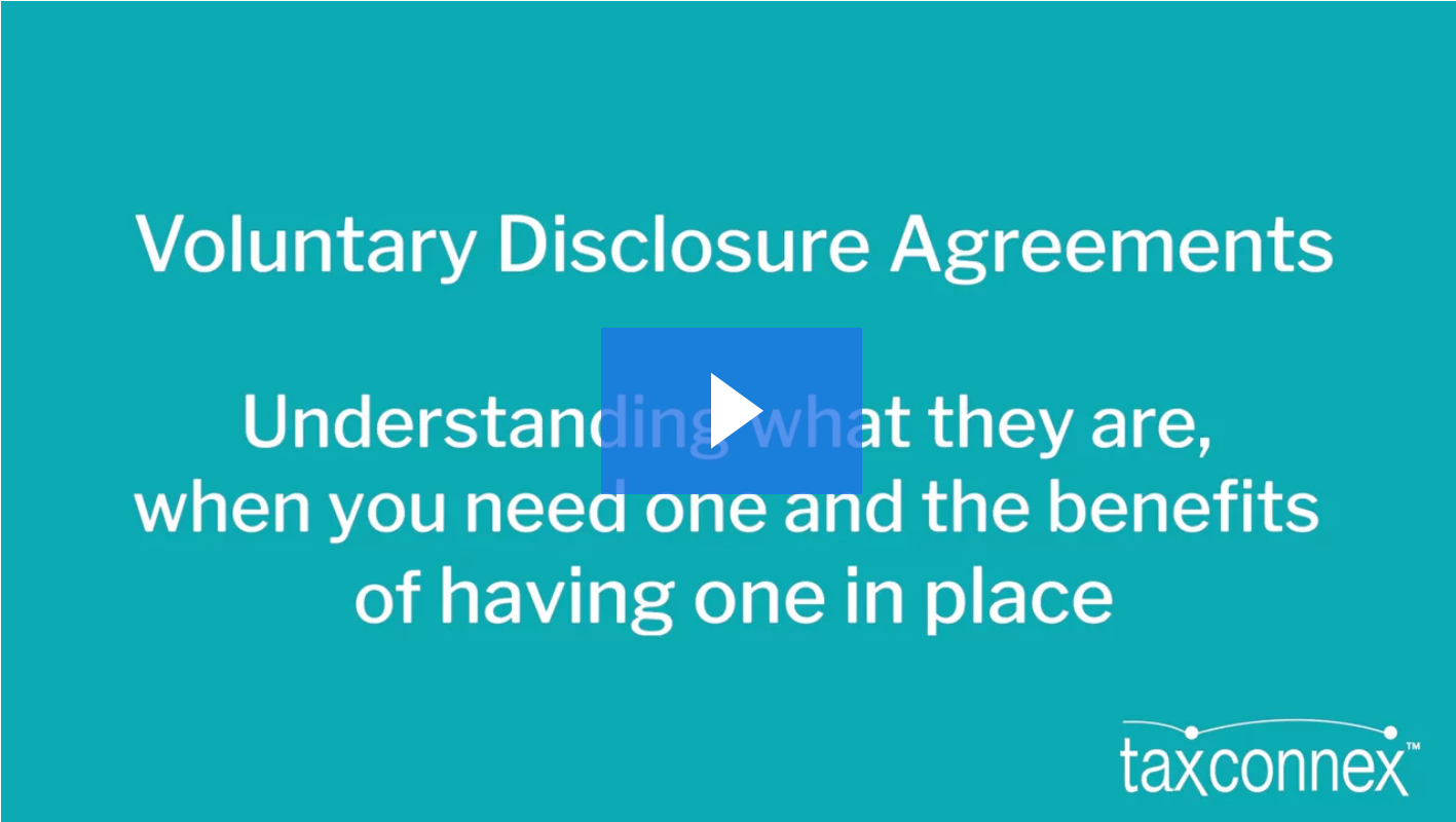 What Is A VDA Voluntary Disclosure Agreement?